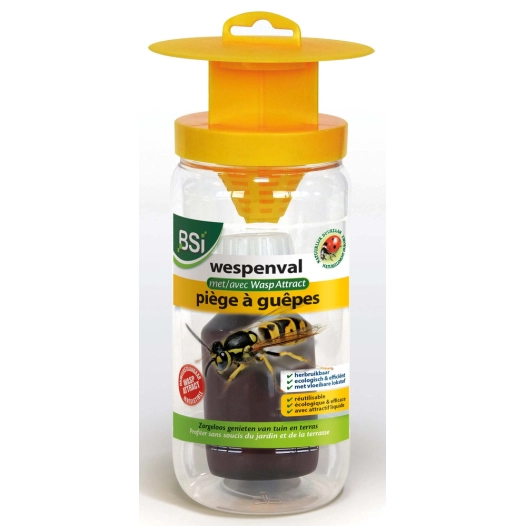 Piège à Guêpes & Frelons Réutilisable 200ml