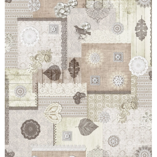 Nappe fibranne Bergamo 138cmx15ml Avignon 1 Beige