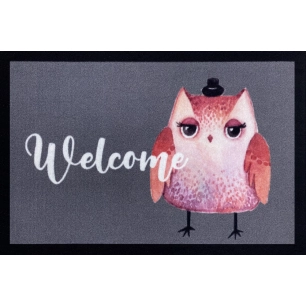 Tapis Entry Owl Boy Grey 40x60cm