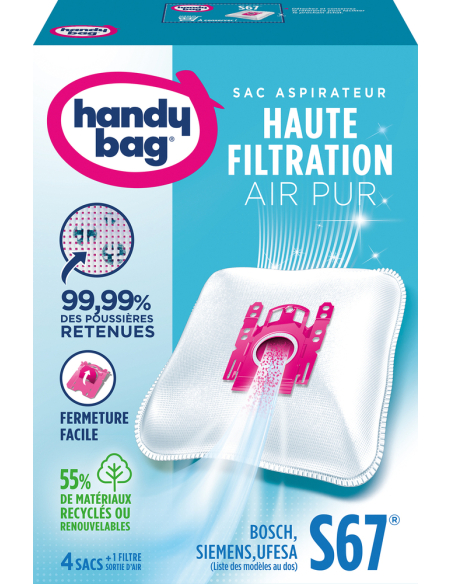 Sac Aspirateur Handy Bag S67