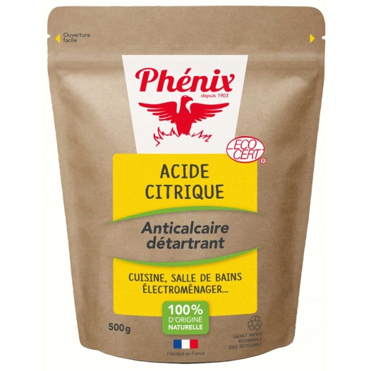 Acide Citrique Ecocert Sachet 500gr