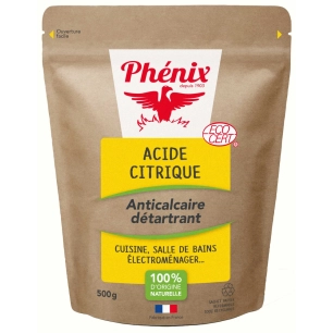 Acide Citrique Ecocert Sachet 500gr