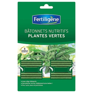 Bâtonnets d'Engrais Plantes Vertes Fertiligène x40
