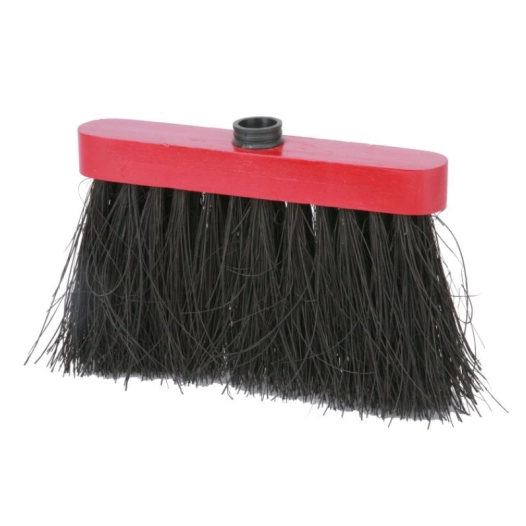 Balai Extérieur Droit Piassava Rouge\Noir 25cm