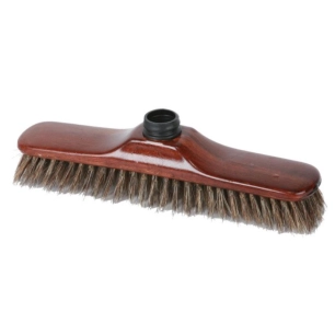 Balai Droit Plastique Soie Grise 28cm