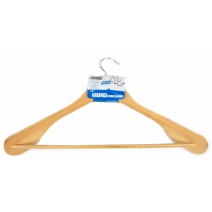 Cintre Bois Naturel Galbé Antiglisse