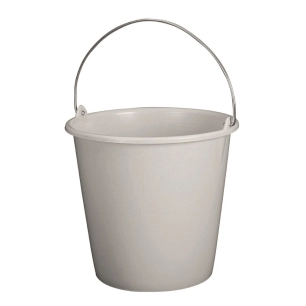 Seau Ménager Gradué Gris Moucheté 10L