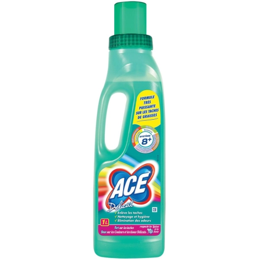 Liquide lavage linge Délicat Détachant 1 Litre - ACE