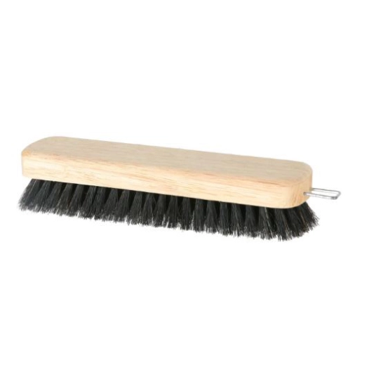 Brosse Habit Bois Brut Soie Noire 18cm
