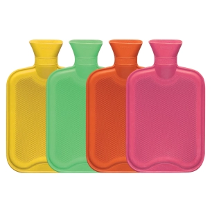 Bouillotte Caoutchouc 2L Coloris Assortis