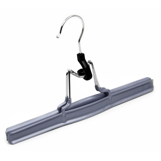 Cintre Pince Pantalon Antiglisse Gris 25.5cm