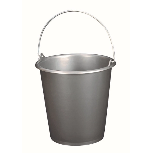 Seau Ménager Gris Silver 5L