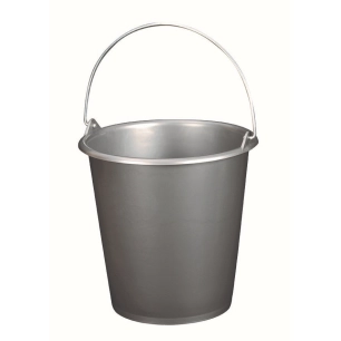 Seau Ménager Gris Silver 5L