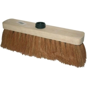 Balai Coco Bois Plat à Douille 29cm