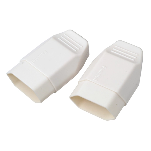 Fiche Femelle 2,5A Blanche Lot de 2