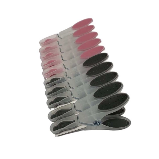 Pinces à Linge Soft Bi Matière Lot de 10