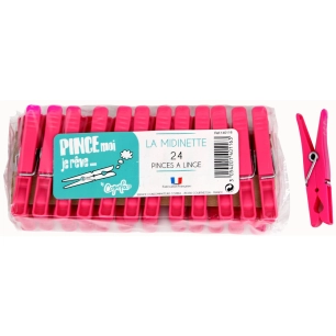 Pince à Linges La Midinette Lot de 24