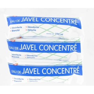 3xDoses Javel Concentré 4,8% 250ml