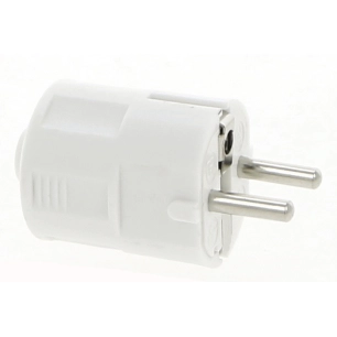 Fiche Universelle Mâle 16A Blanche