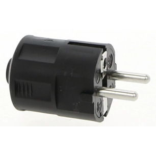 Fiche Universelle Mâle 16A Noire