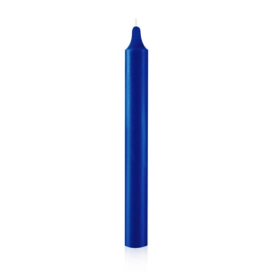 12 Bougie Teintée Masse Ø21\200mm Bleu Roi