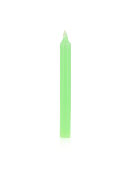 12 Bougie Teintée Masse Ø21\200mm Vert Nil