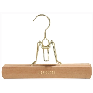 Pince Pantalon Bois Naturel Luxor Men 26cm - MONDEX