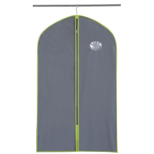 Housse Vêtement Court Grise 61x102cm - MONDEX