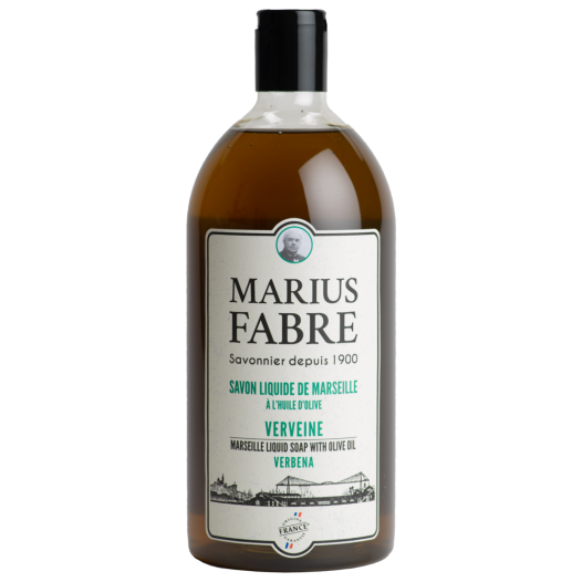 Savon de Marseille Liquide Flacon 1l Senteur Verveine – MARIUS – 1L – Fabre