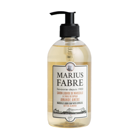 Savon de Marseille Liquide Flacon Pompe 400ml Senteur Amande - MARIUS FABRE