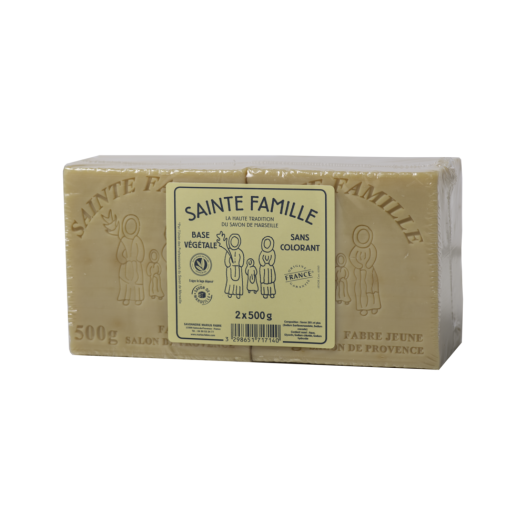 Savons de Marseille pour le linge La Sainte Famille 2x500gr - MARIUS FABRE