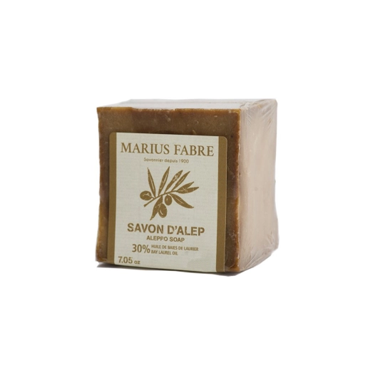Savon d'Alep à l'huile d'olive et 30% baies de laurier 170gr - MARIUS FABRE