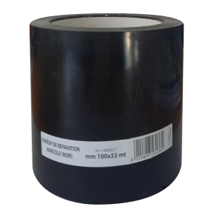 Adhésif de Réparation Agricole Noir 33x100mm - GEKO