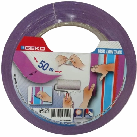 Adhésif de Masquage Violet Surface Fragile 38mmx50m - GEKO