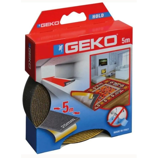 Adhésif Anti-Glisse Tapis 25mmx5m - GEKO