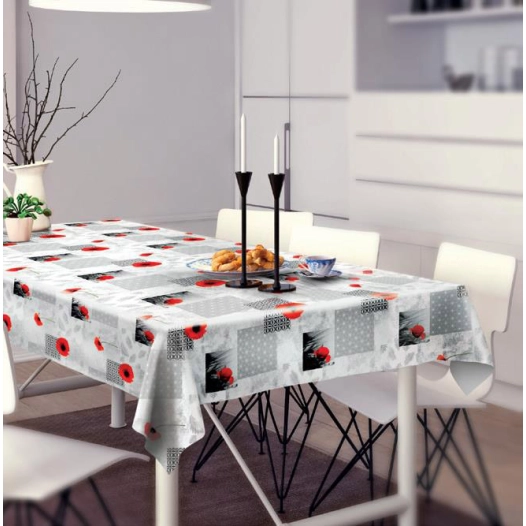 15 Toile Cirée Prestige 140cmx20ml Pavot - ACCESS DECO