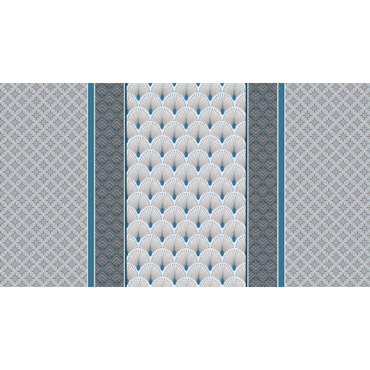 15 Toile Cirée Prestige 140cmx20ml Talinn Perle - ACCESS DECO