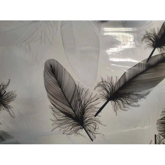 Film Vitrostatique Plume Givré 45cm x 20m - ACCESS DECO