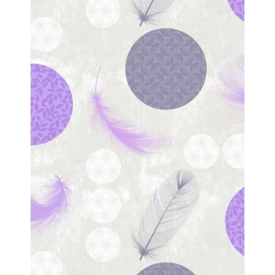 Toile Cirée Déco 140cmx20ml Duvet Parme - ACCESS DECO