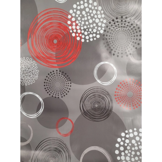 Toile Cirée Déco 140cmx20ml Boisset Rouge - ACCESS DECO