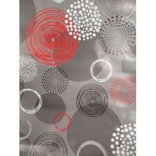 Toile Cirée Déco 140cmx20ml Boisset Rouge - ACCESS DECO