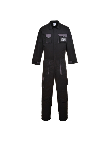 Combinaison Portwest Texo Contrast couleur : Noir taille M - PORTWEST