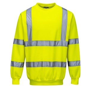Sweatshirt Haute Visibilité couleur : Jaune taille 5XL - PORTWEST