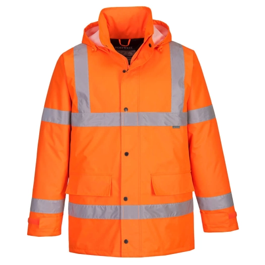 Parka Hi-Vis Traffic couleur : Orange taille S - PORTWEST
