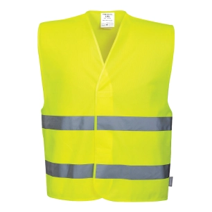 Gilet Double bande couleur : Jaune taille 4X/5X - PORTWEST