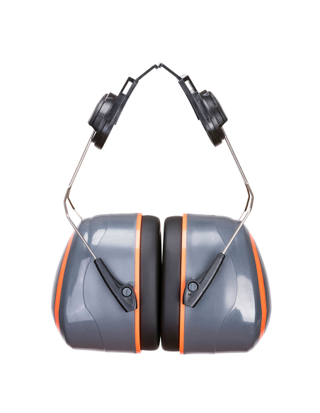 Coquilles anti-bruit HV Extreme monté sur casque couleur : Gris/Orange taille - PORTWEST