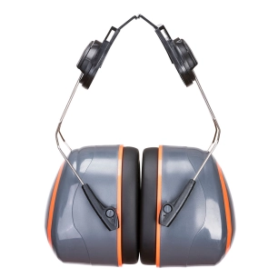 Coquilles anti-bruit HV Extreme monté sur casque couleur : Gris/Orange taille - PORTWEST
