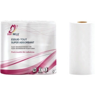 20 Essuie tout absorbant blanc 50 feuilles