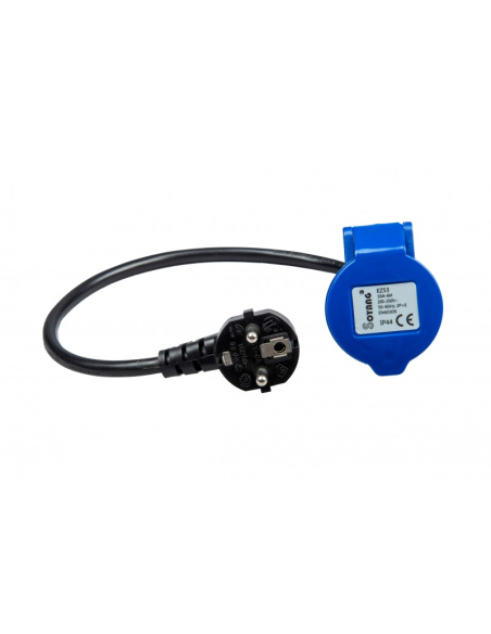 Adaptateur P17 CEE Antarion Connexion électrique sécurisée 230V - Antarion bleu