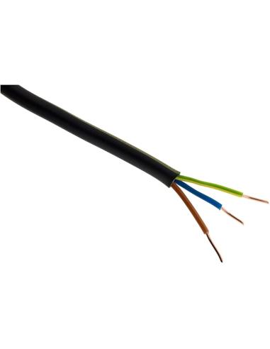 Câble électrique U1000 R2V 3G1.5mm² - Couronne 25 m
